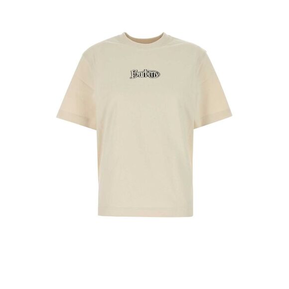 Burberry Women Sand Cotton T-Shirt